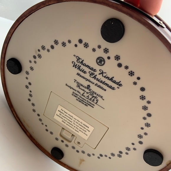 Thomas Kinkade Masterpiece Edition White Christmas Town & Train Only UNTESTED! - Picture 14 of 16